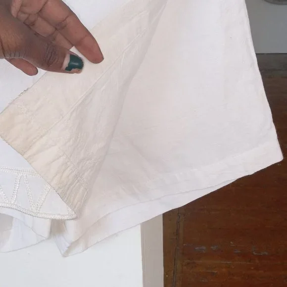 White cotton skort - Picture 4 of 7